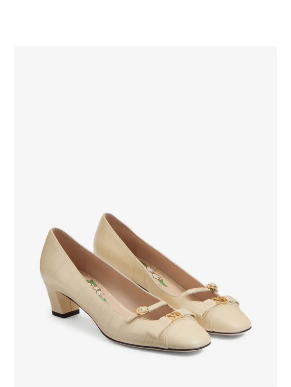NWT Valentino Geravani 45mm Bowow Decollete pump, Size 40